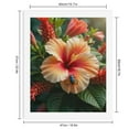 thumbnail image 2 of Paint By Numbers Kit for Adults Beginner - DIY Tropical Flower With Insects Canvas Painting Kits for Adults, Frameless Paint By Number for Adults for Home Wall Decor 16x20 Inch, 2 of 7