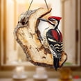 thumbnail image 6 of Vintage 2D Bird Wooden Signage, 2D Bird Wooden Hanging Ornament, Handmade Boxwood Bird Wall Hanging, Rustic Farmhouse Style Wall Decor Bird for Indoor & Outdoor 1Pcs, 6 of 6