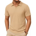 thumbnail image 2 of RICHCOIN Mens Polo Shirts Short Sleeve Knit Golf T Shirt for Men Classic Collared Casual Summer Tops, 2 of 7