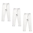 thumbnail image 5 of Hellosay Baby 3 Pack Leggings Cotton Elastic Waist Ruffle Hem Strecth Comfortable Solid Casual Dance Pants Size 1-9, 5 of 9