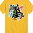 thumbnail image 3 of Star Wars - Boba Fett Stickers - Toddler And Youth Short Sleeve Tee, 3 of 5