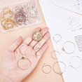 thumbnail image 3 of 120 Pcs Beading Hoop Earrings Finding, Round Metal Beading Hoop 20/30mm Earring Hoops for Jewelry Making Earring Finding Component for Earring Finding Making Supplies, 3 of 5
