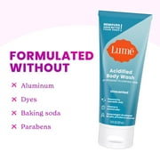 Lume Hydrating Acidified Body Wash Gel, Unscented, 7 fl oz