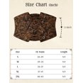 thumbnail image 7 of Pidzorl Women's Renaissance-Inspired Corset Belt, Elastic Wide Waist Belt for Dresses and Outfits, 7 of 7