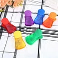 thumbnail image 2 of Bag Clips 6-Pack, Multicolor Fresh Food Bag Clips Plastic Seal Grip Photo File Clamps, for Kitchen, 2 of 7