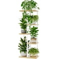 thumbnail image 1 of Petit Support pour Plantes Intérieur Étagère en Métal pour Plantes Support pour Plantes en Pot pour Plusieurs Plantes Table d'Angle pour Plantes pour Patio Jardin Balcon Salon, 1 of 6