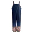 thumbnail image 5 of SDNall Jumpsuits for Women Casual Fashion Pants Overalls Rompers Printed Buttons Suspender Jumpsuit Womens Romper Sizes:S-5XL, 5 of 9