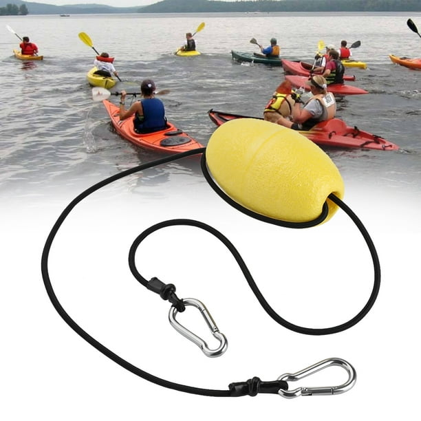 HURRISE Kayak Drift Anchor Tow Nylon Rope With EVA Buoy Steel Clips Kayak  Accessory,drift anchor rope, anchor tow line