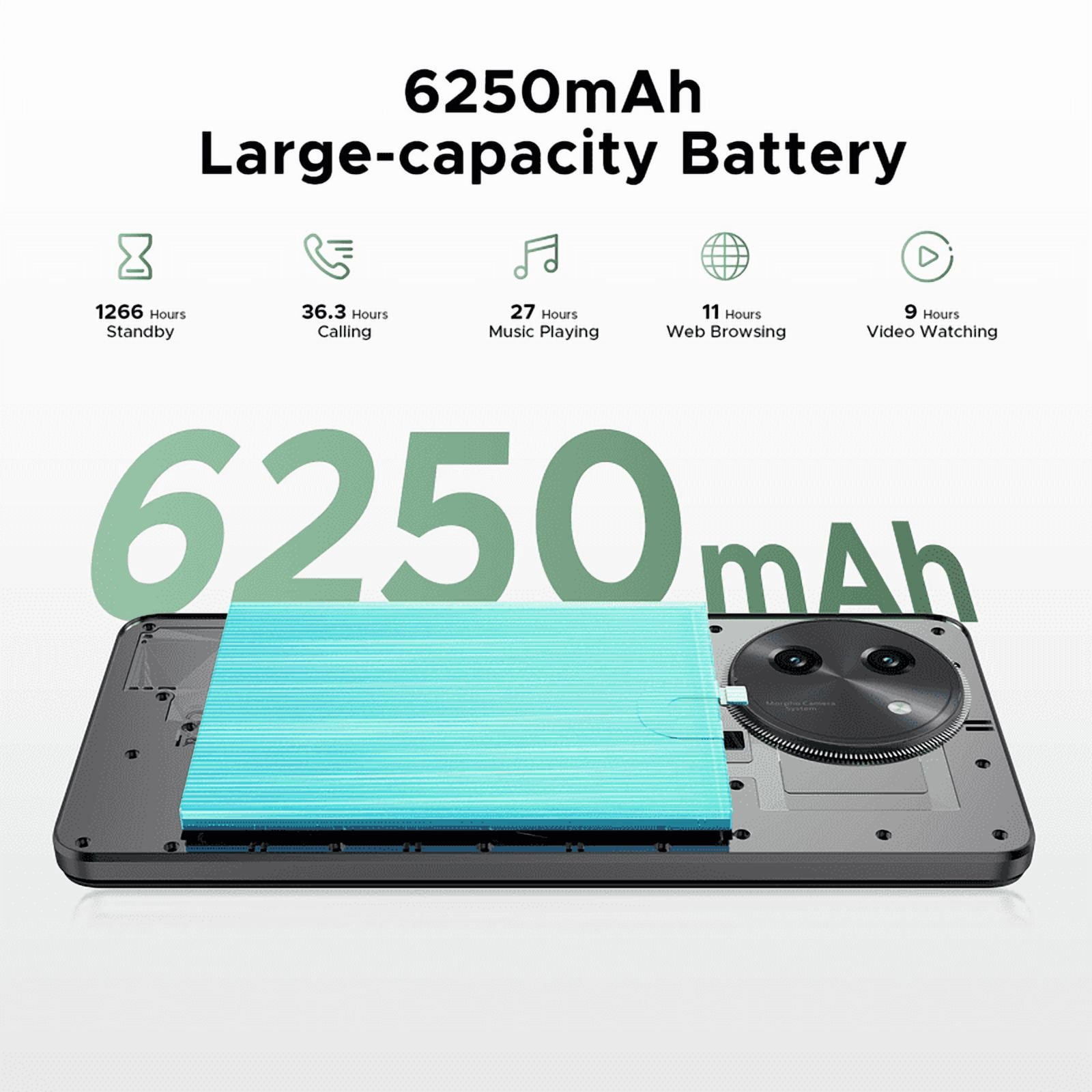 DOOGEE Note 59 Pro 5G Android 16 Unlocked Phone,32GB+256GB /TF 2TB Cell Phone,6.75" HD+120Hz,6250mAh Battery,16MP+8MP,5G Dual SIM Android Phone,Octa Core/Face & Fingerprint Unlock/Widevine L1/NFC/GPS