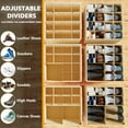 thumbnail image 5 of SpaceAid Shoe Organizer for Closet, 2 Pack, Fits 16-32 Pairs, Beige, 5 of 7