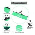 thumbnail image 4 of Cintre pour Extensions de Cheveux en PVC Transparent, 5 Ensembles de Sacs de Rangement pour Perruques avec Fermeture Éclair Scellée pour Tous Types de Perruques, 4 of 7