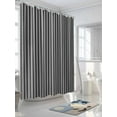 thumbnail image 5 of Geometric Grey, Waterproof Fabric Shower Curtain, Abstract Contemporary Minimalist Line Shower Curtain for Bathroom Curtains Bathtubs Hotel Washable Shower Curtains with 12 Hooks Standard 66x72, 5 of 6
