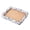 C005- Style E, variant on Rattan Cooling Pet Bed, Medium Dog Bed Washable, Dog Bed Washable Cover, Pet Cooling Pad, Printed Fish Pattern Bolster Rim Square Rattan Summer Pet Nest Heat-Dissipating Lounger for Hot