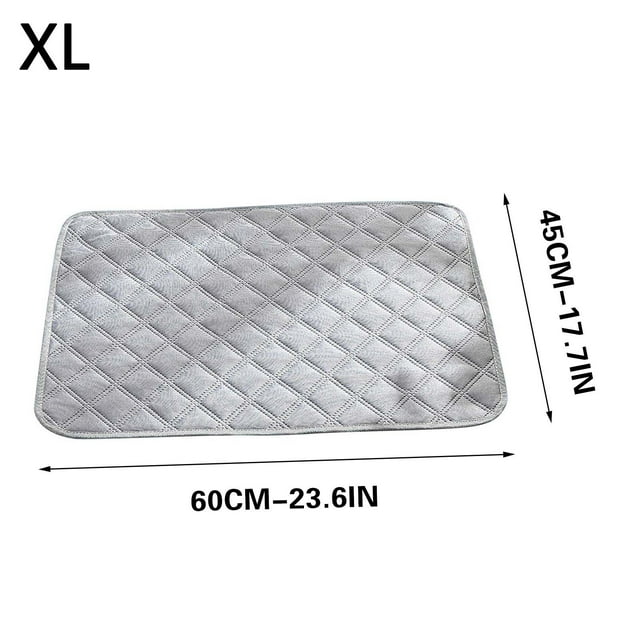 Tapis Urinaire Lavable pour Animaux de Compagnie pour Chiens et Chats, Tapis d'Entraînement Antidérapant à Absorption Instantanée, Résistant aux Taches et aux Déchirures, Lavable à la Machine pour Cages, Sofas, Plusieurs Tailles