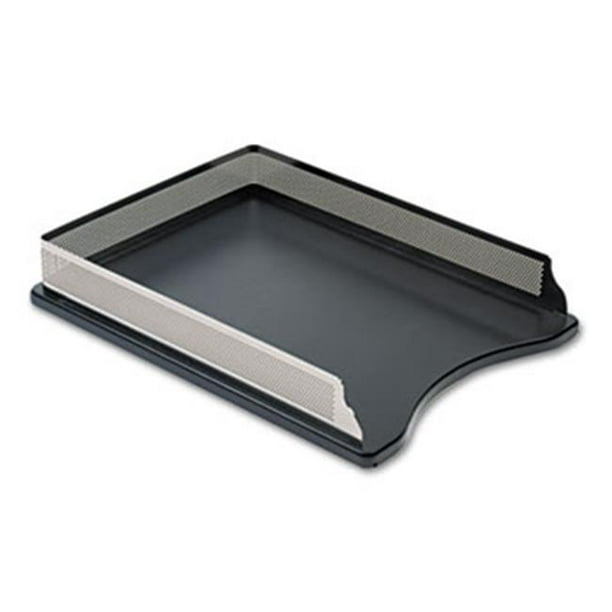 Eldon Office Products E23565 Distinctions SelfStacking Letter Desk Tray, Metal/Black Walmart