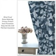 thumbnail image 5 of Navy Blue Camouflage Curtains Army Blue Hunting Texture Blackout Rod Pocket Curtains for Bedroom Living Room Kitchen Decor Thermal Insulated Window Drapes 2 Panel Set 84x84in, 5 of 6