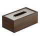 thumbnail image 5 of Cubierta de caja de pañuelos Boca ancha de madera con cubierta de acrílico Organizador para el hogar Caja de pañuelos Dispensador Rectángulo para, 5 of 9