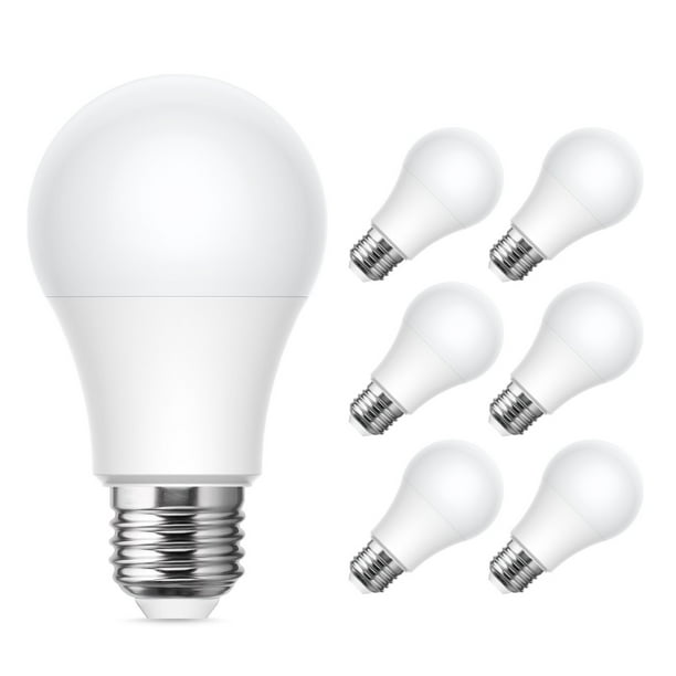 75W Equivalent A19 LED Light Bulbs, Dimmable 13.5W, 1100LM, 5000K
