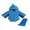 Blue, variant on BemeyourBBs Boys Hooded Romper Long Sleeve Fish Jumpsuit with Leg Warmers