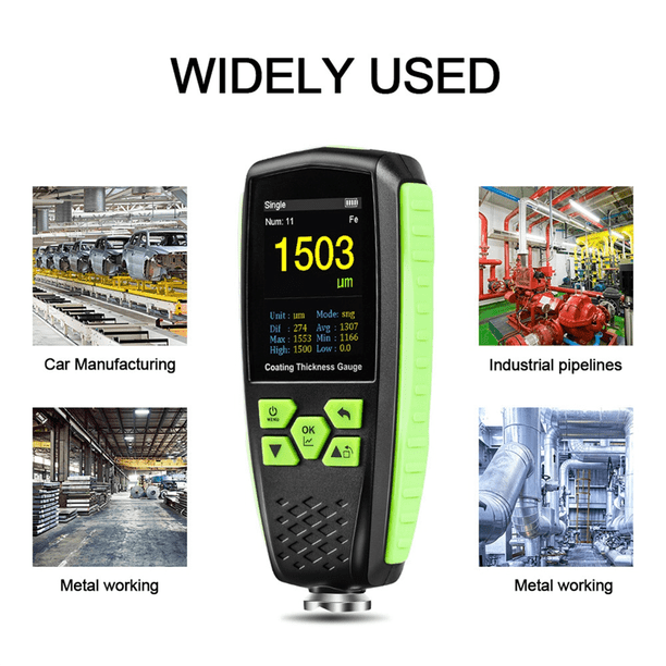 Color Depth Tester Coating Thickness Gauge Car Paint Film Thickness Tester Paint Thickness ...