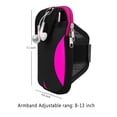 thumbnail image 6 of Workout Sweat Absorbing Armband Wallet Case Dual Pocket Mobile Pouch, 6 of 9