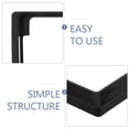 thumbnail image 3 of OUNONA Screen Frame Vehicle Navigation Screen Black ABS 1Pcs, 3 of 8