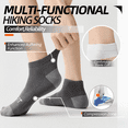thumbnail image 5 of Mqamex Athletic Ankle Socks, Moisture-Wicking, Arch Support (6 Pack)6-14, 5 of 6