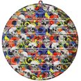 thumbnail image 1 of 1 Pce 20cm/7.8 Po Grand Jouet à Bulles Pop Fidget, Forme de Cœur Hexagone Rond, Jouet Sensoriel en Silicone Jumbo pour Enfants et Adultes (11, 01-Rond), 1 of 3