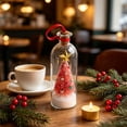 thumbnail image 5 of Recordable Christmas Tree Message in a Bottle Ornament,30-Second Voice Recording Keepsake with Snowy Mini Trees,Glass Holiday Decoration for Mantel(3PCS), Lazyguy, 5 of 9