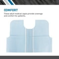 thumbnail image 5 of BodyMed Disposable Exam Capes for Adults, Blue, Case of 100, 5 of 5