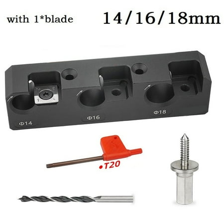 

BCLONG 8-18Mm Electric Drill Milling Dowel Round Rod Auxiliary Tool Woodworking Tool