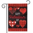 thumbnail image 2 of Briarwood Lane Patterned Valentine's Day Burlap Garden Flag, 2 of 4