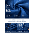 thumbnail image 5 of DOKOTOO Jeans for Women High Waisted Wide Leg Jeans Trendy Stretchy Denim Pants with Slanted Pockets Comfort Baggy Straight Leg (Plus Sizes Available), 5 of 10