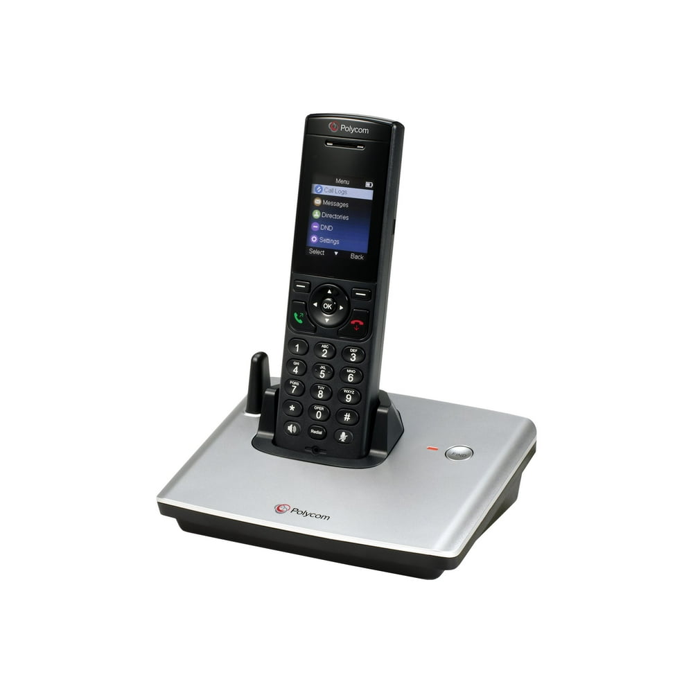 Poly VVX D60 Cordless VoIP phone DECT 3way call capability SIP