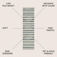 thumbnail image 4 of JONATHAN Y MOROCCAN HYPE 2 x 8 Runner Rug, Williamsburg Minimalist Stripe - Cream/Navy, MOH201E-28, 4 of 9