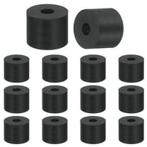14 Pcs Multi Purpose Rubber Spacer, 10mm ODx25mm IDx20 mm Thickness Anti-Vibration Isolation for Home Cars(Black)