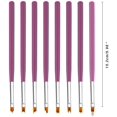 thumbnail image 2 of 8 pinceles profesionales para uñas, pinceles para decoración de uñas y pinceles para pintar uñas en gel, juego de pinceles de gel para pintura acrílica con degradado, bolígrafo para dibujar pétalos d, 2 of 5