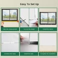 thumbnail image 5 of Luxmo 100% Blackout Window Blinds, Roller Shades Blinds for Living Room,Office,Bedroom,UV Protection Fabric,Easy to Install, 5 of 7