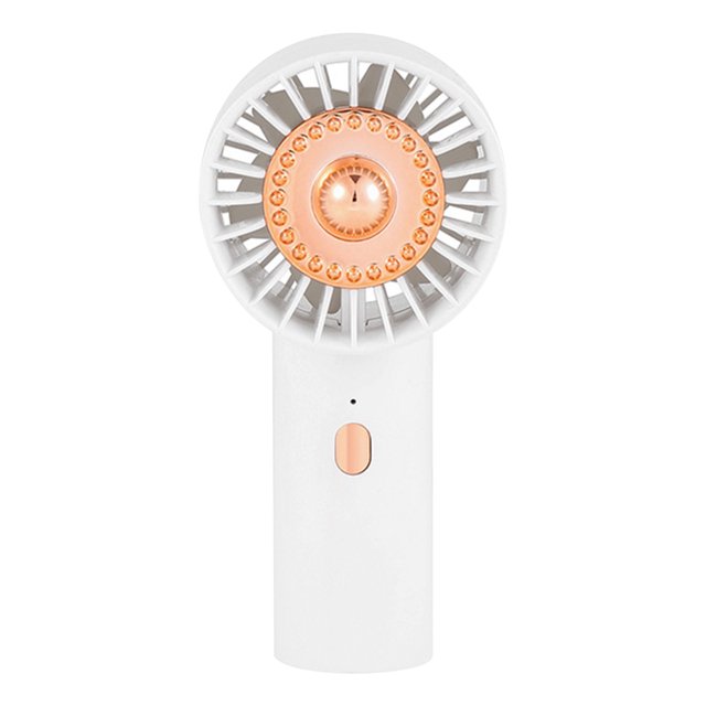 Up to 65% off Turbo Handheld Fan USB Leafless Small Fan Rechargeable Portable Student Pocket Fan