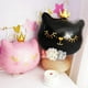 thumbnail image 5 of ZHAOCHENG Globos de gato para RV, 5 globos de papel de aluminio con forma de gatito, forma de cabeza de gato negro, globo de papel de aluminio con corona de gato gigante para bodas, decoraciones de cu, 5 of 5