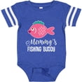 thumbnail image 3 of Inktastic Mommys Fishing Buddy Girls Girls Baby Bodysuit, 3 of 5