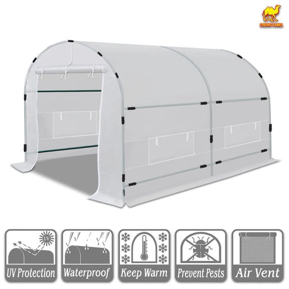 SUNNY Outdoor Green House Walk in Garden Greenhouse Gazebo Plant House (10'X7'X6')