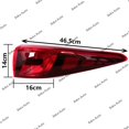 thumbnail image 3 of Juego de 1 pieza adecuado para KX5 para Kia Sportage 2016, 2017, 2018 luz trasera izquierda luz de freno -, 3 of 4