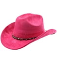 thumbnail image 1 of Western Cowboy Hat For Outdoor Adventure Travel Riding And Country Style Craftsmanship With Curved Brim And Timeless Appeal, 1 of 3