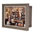 thumbnail image 1 of Kit Book Nook DROICC, rompecabezas de madera 3D con LED Lily Sewing Shop, 1 of 9