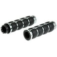 thumbnail image 2 of Kuryakyn ISO Chrome/Black Handlebar Grips (6236), 2 of 3
