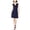Blue - navy, variant on maison Jules Womens Sleeveless Fit & Flare Dress, Blue, Large