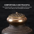 thumbnail image 4 of MasteelfCA 2pcs Brass Desktop Burner Retro Mini Censer Incense Holder for Home Office, 4 of 8