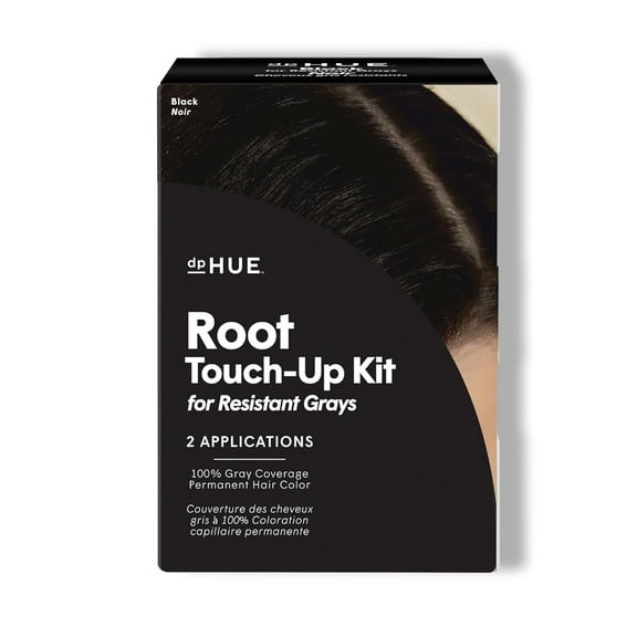dpHUE Root Touch-Up Kit for Resistant Grays, Black
