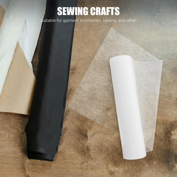 MLINS  Double-Sided Adhesive Lining Quilt Non-woven Fabric Stabilizer White